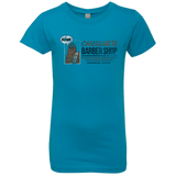 T-Shirts Turquoise / YXS Chewie's Barber Shop Girls Premium T-Shirt