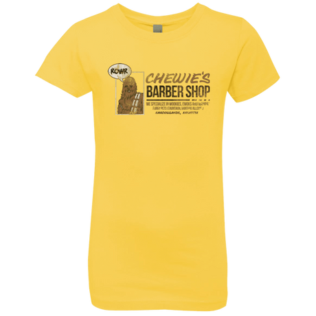 T-Shirts Vibrant Yellow / YXS Chewie's Barber Shop Girls Premium T-Shirt