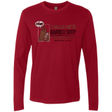 T-Shirts Cardinal / Small Chewie's Barber Shop Men's Premium Long Sleeve