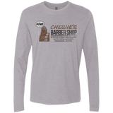 T-Shirts Heather Grey / Small Chewie's Barber Shop Men's Premium Long Sleeve