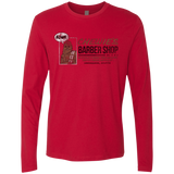 T-Shirts Red / Small Chewie's Barber Shop Men's Premium Long Sleeve