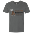 T-Shirts Heavy Metal / X-Small Chewie's Barber Shop Men's Premium V-Neck