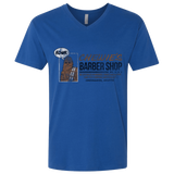 T-Shirts Royal / X-Small Chewie's Barber Shop Men's Premium V-Neck