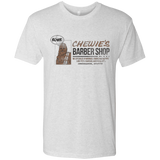 T-Shirts Heather White / Small Chewie's Barber Shop Men's Triblend T-Shirt