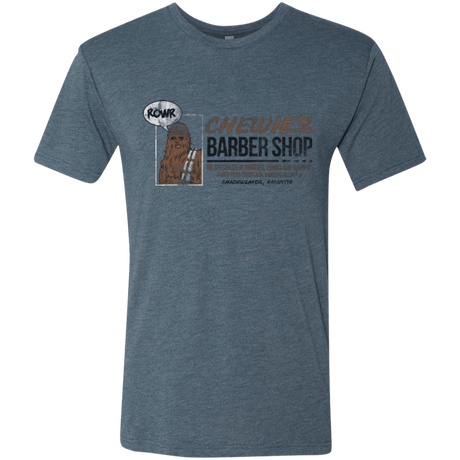 T-Shirts Indigo / Small Chewie's Barber Shop Men's Triblend T-Shirt