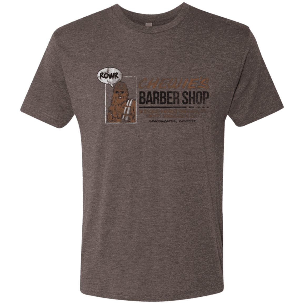 T-Shirts Macchiato / Small Chewie's Barber Shop Men's Triblend T-Shirt