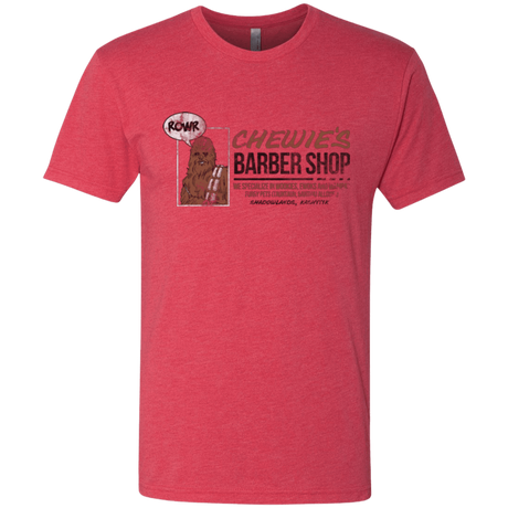 T-Shirts Vintage Red / Small Chewie's Barber Shop Men's Triblend T-Shirt