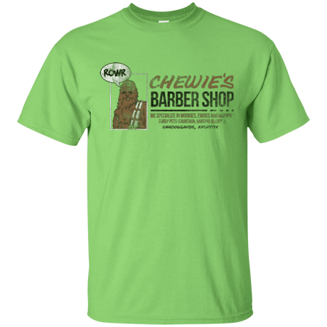 T-Shirts Lime / Small Chewie's Barber Shop T-Shirt