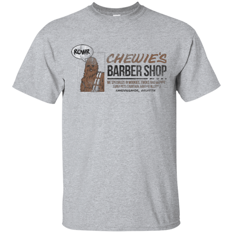 T-Shirts Sport Grey / Small Chewie's Barber Shop T-Shirt