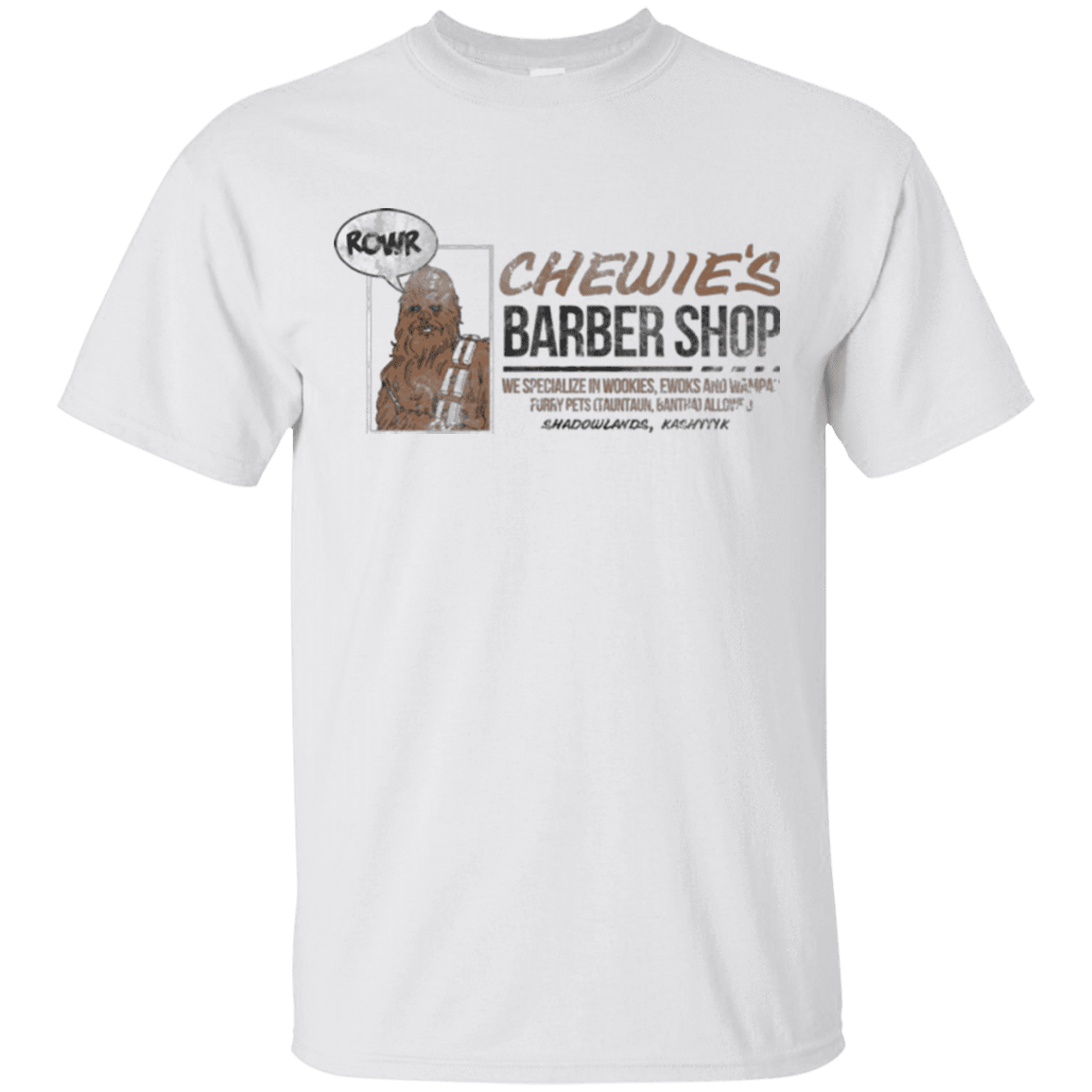 T-Shirts White / Small Chewie's Barber Shop T-Shirt