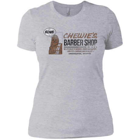 T-Shirts Heather Grey / X-Small Chewie's Barber Shop Women's Premium T-Shirt