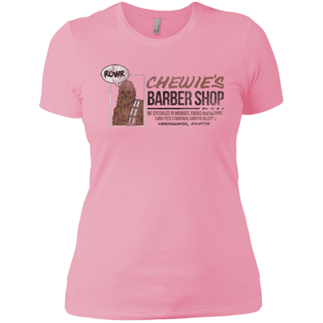 T-Shirts Light Pink / X-Small Chewie's Barber Shop Women's Premium T-Shirt