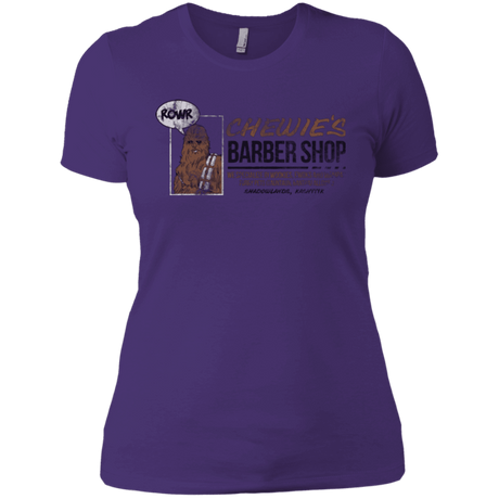 T-Shirts Purple / X-Small Chewie's Barber Shop Women's Premium T-Shirt