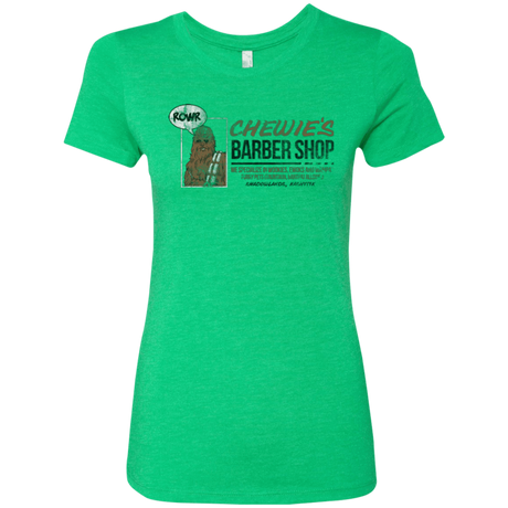 T-Shirts Envy / Small Chewie's Barber Shop Women's Triblend T-Shirt