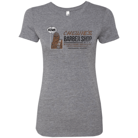 T-Shirts Premium Heather / Small Chewie's Barber Shop Women's Triblend T-Shirt