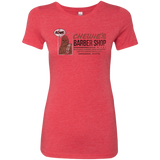 T-Shirts Vintage Red / Small Chewie's Barber Shop Women's Triblend T-Shirt