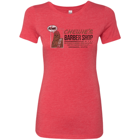 T-Shirts Vintage Red / Small Chewie's Barber Shop Women's Triblend T-Shirt