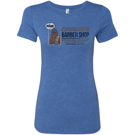 T-Shirts Vintage Royal / Small Chewie's Barber Shop Women's Triblend T-Shirt