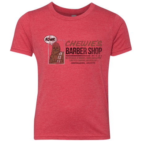 T-Shirts Vintage Red / YXS Chewie's Barber Shop Youth Triblend T-Shirt