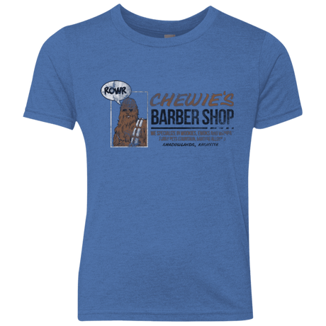 T-Shirts Vintage Royal / YXS Chewie's Barber Shop Youth Triblend T-Shirt