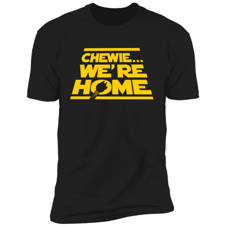 T-Shirts Black / X-Small Chewie we're Home Men's Premium T-Shirt