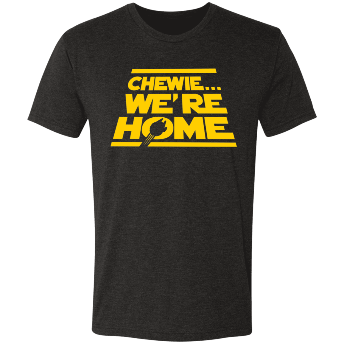 T-Shirts Vintage Black / S Chewie we're Home Men's Triblend T-Shirt