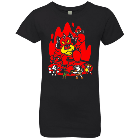 T-Shirts Black / YXS Chibi Battle Diablo Girls Premium T-Shirt