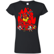 T-Shirts Black / S Chibi Battle Diablo Junior Slimmer-Fit T-Shirt