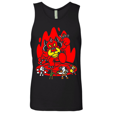 T-Shirts Black / S Chibi Battle Diablo Men's Premium Tank Top