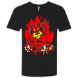T-Shirts Black / X-Small Chibi Battle Diablo Men's Premium V-Neck