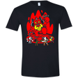 T-Shirts Black / X-Small Chibi Battle Diablo Men's Semi-Fitted Softstyle