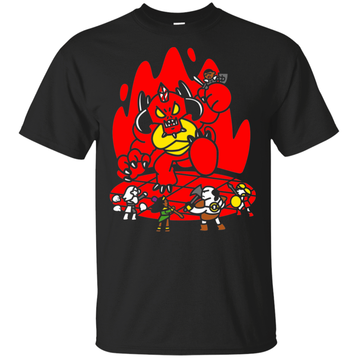 T-Shirts Black / S Chibi Battle Diablo T-Shirt