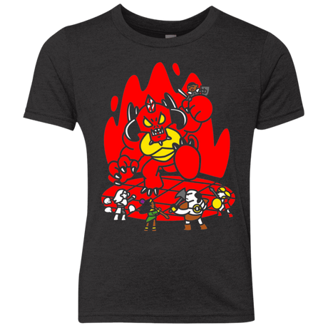 T-Shirts Vintage Black / YXS Chibi Battle Diablo Youth Triblend T-Shirt