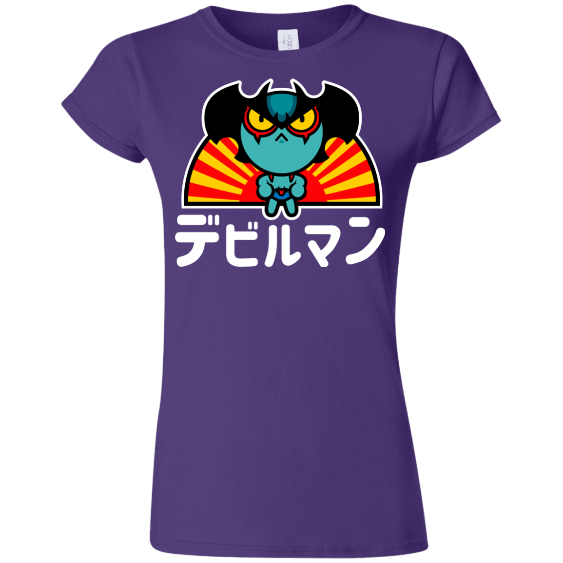 T-Shirts Purple / S ChibiDebiruman Junior Slimmer-Fit T-Shirt