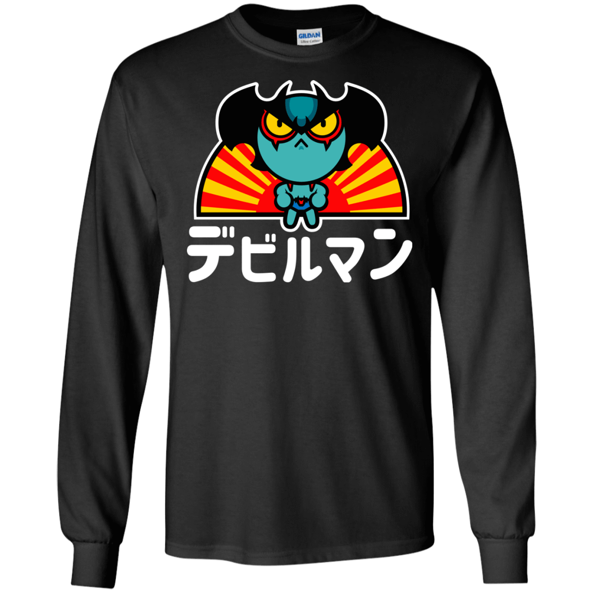 T-Shirts Black / S ChibiDebiruman Men's Long Sleeve T-Shirt