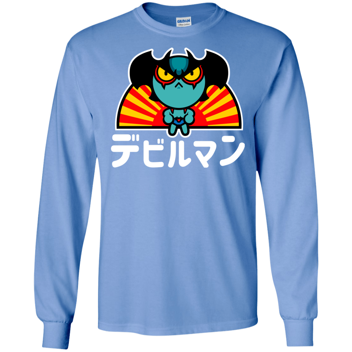 T-Shirts Carolina Blue / S ChibiDebiruman Men's Long Sleeve T-Shirt