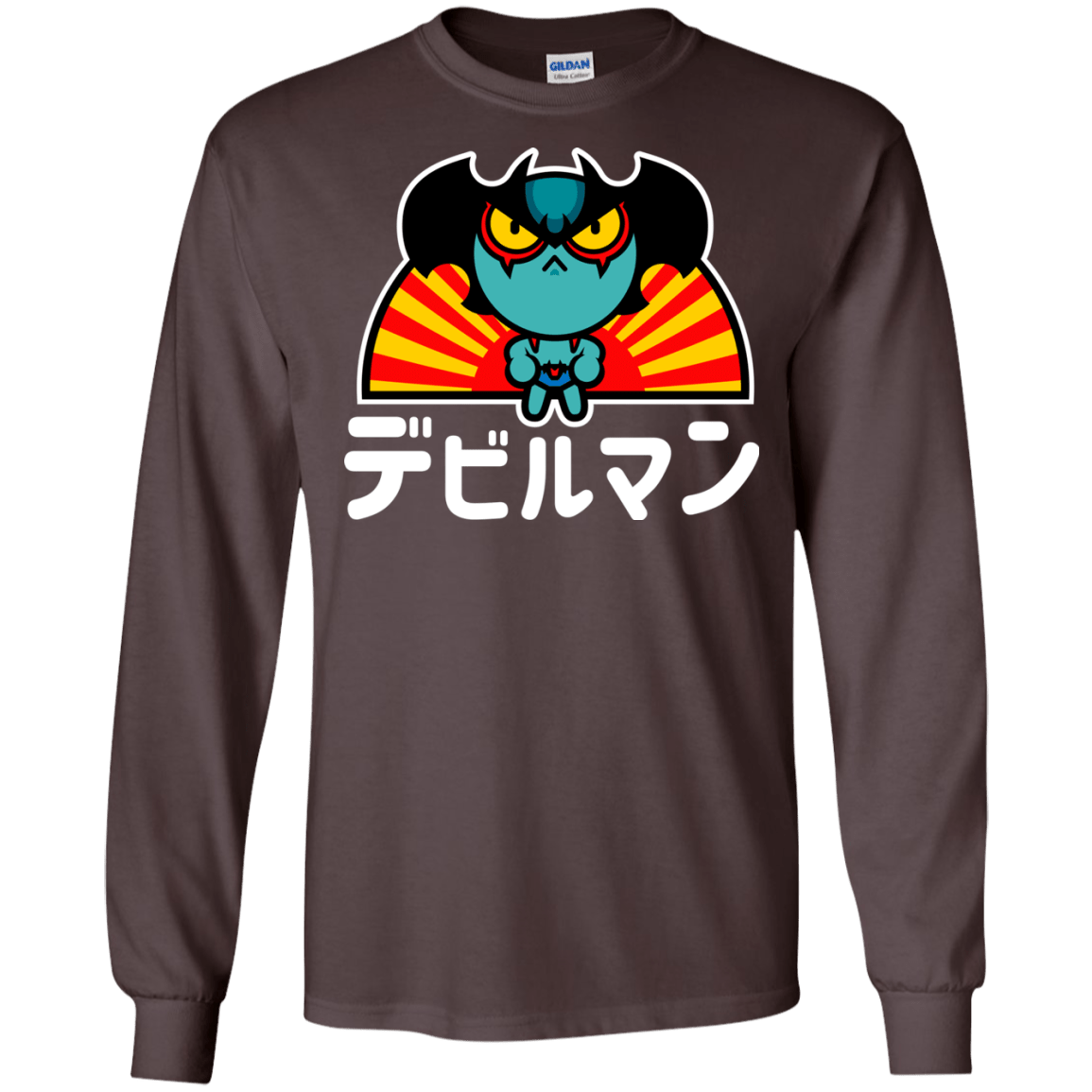 T-Shirts Dark Chocolate / S ChibiDebiruman Men's Long Sleeve T-Shirt