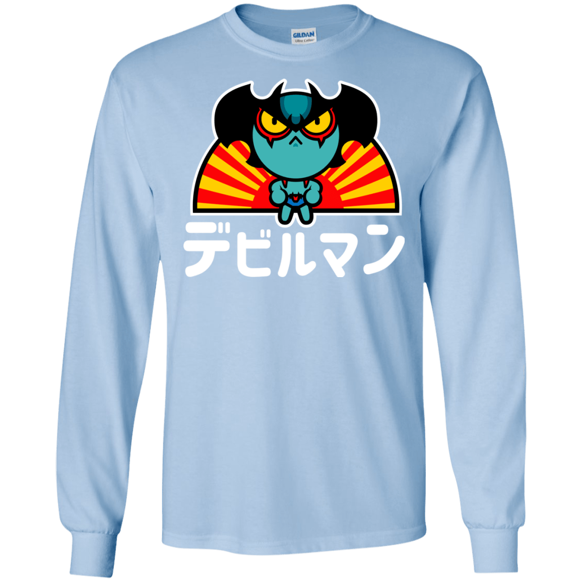 T-Shirts Light Blue / S ChibiDebiruman Men's Long Sleeve T-Shirt