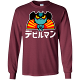 T-Shirts Maroon / S ChibiDebiruman Men's Long Sleeve T-Shirt