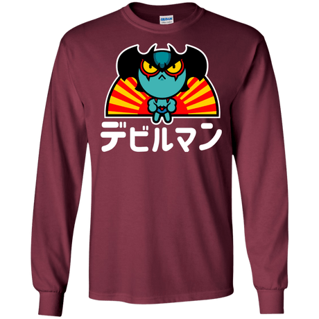 T-Shirts Maroon / S ChibiDebiruman Men's Long Sleeve T-Shirt