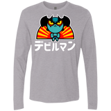 T-Shirts Heather Grey / S ChibiDebiruman Men's Premium Long Sleeve