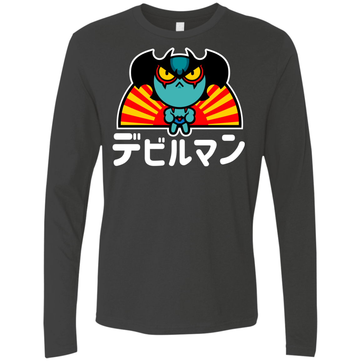 T-Shirts Heavy Metal / S ChibiDebiruman Men's Premium Long Sleeve