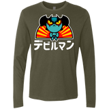 T-Shirts Military Green / S ChibiDebiruman Men's Premium Long Sleeve