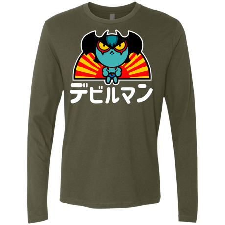 T-Shirts Military Green / S ChibiDebiruman Men's Premium Long Sleeve
