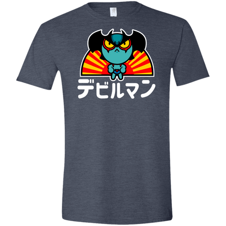 T-Shirts Heather Navy / S ChibiDebiruman Men's Semi-Fitted Softstyle