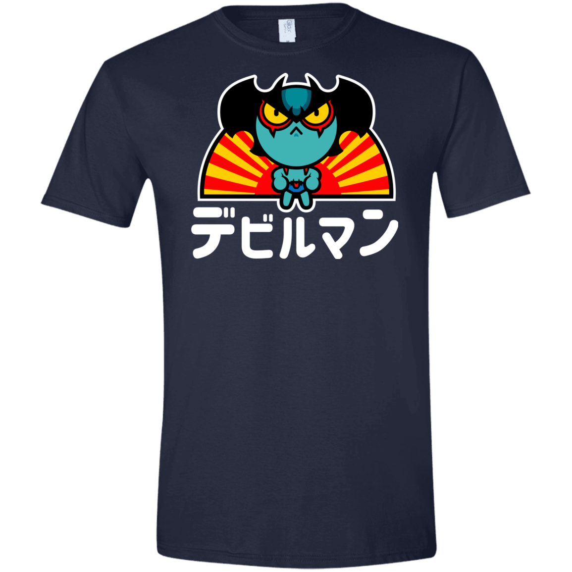 T-Shirts Navy / X-Small ChibiDebiruman Men's Semi-Fitted Softstyle