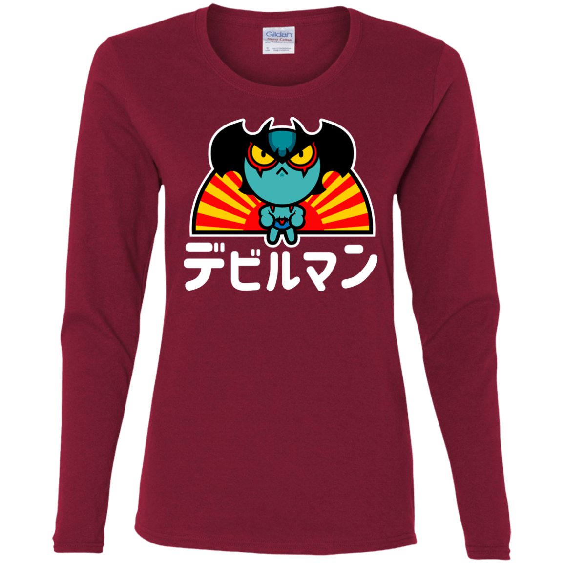 T-Shirts Cardinal / S ChibiDebiruman Women's Long Sleeve T-Shirt