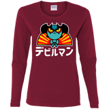 T-Shirts Cardinal / S ChibiDebiruman Women's Long Sleeve T-Shirt