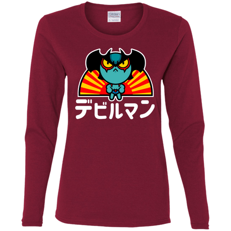 T-Shirts Cardinal / S ChibiDebiruman Women's Long Sleeve T-Shirt