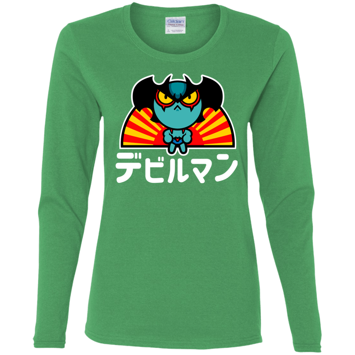 T-Shirts Irish Green / S ChibiDebiruman Women's Long Sleeve T-Shirt